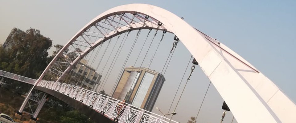 Arch Type Pedestrian Bridge G-13 Islamabad