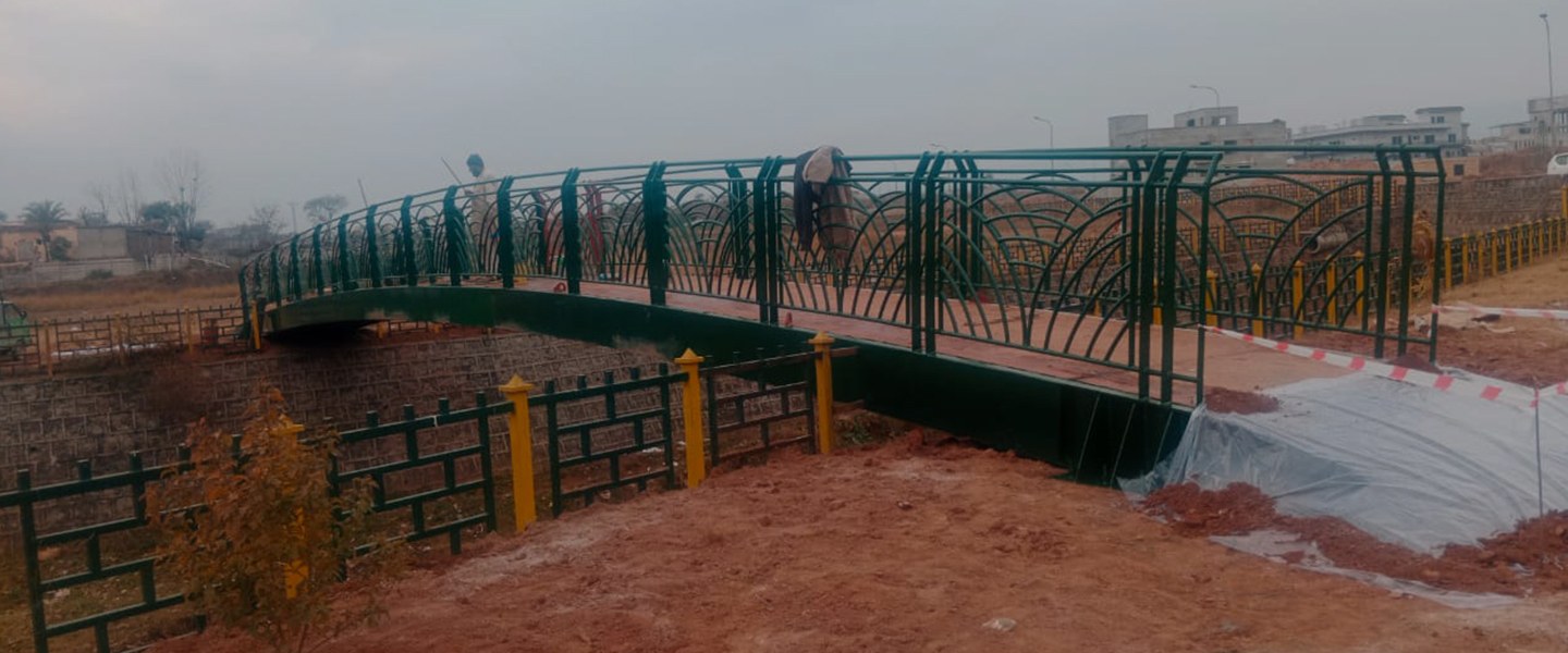 Truss Type Pedestrian Bridge — Park Enclave, Islamabad